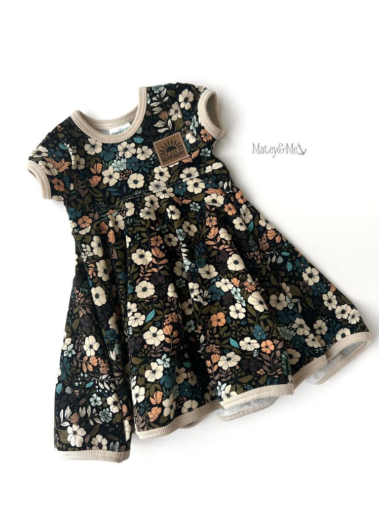 Floral Twirly Dress 9/12 mo