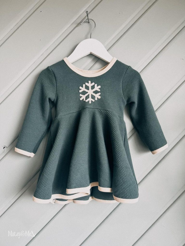 Snowflake Peplum Top 18/24 mo