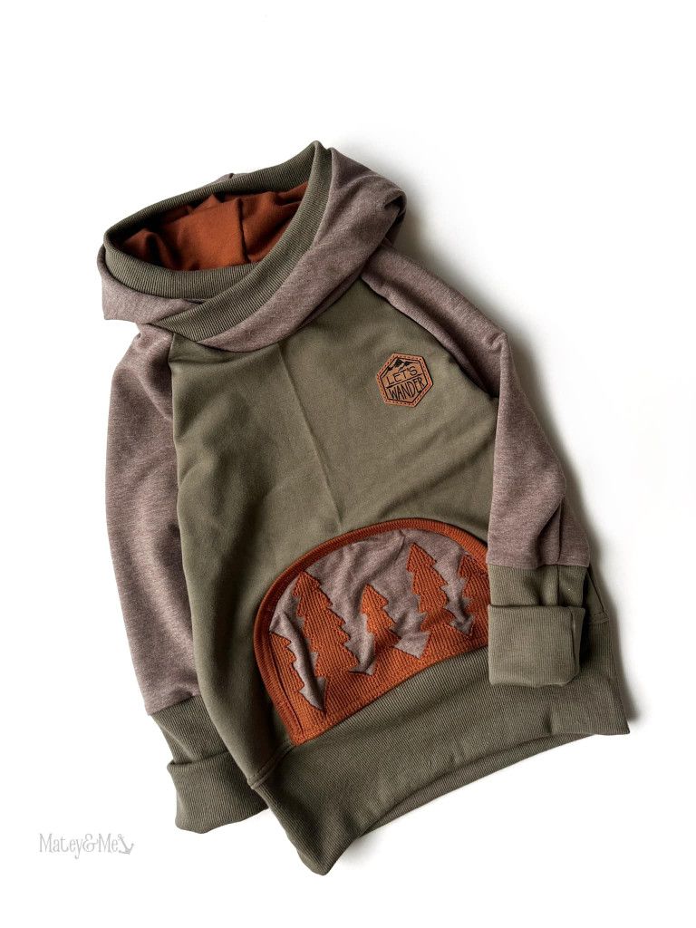 Mocha Tree Line Hoodie Years 3-6 years GWM