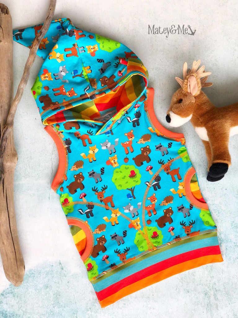 Forest Friends Hooded Tank Top
