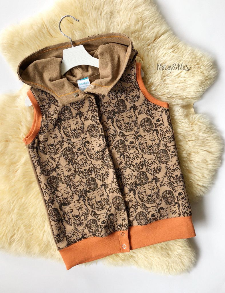 Bear Country Hooded Vest