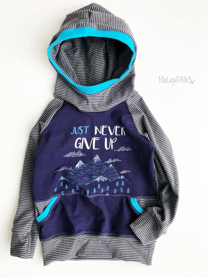 Just Never Give Up Hoodie 3/4