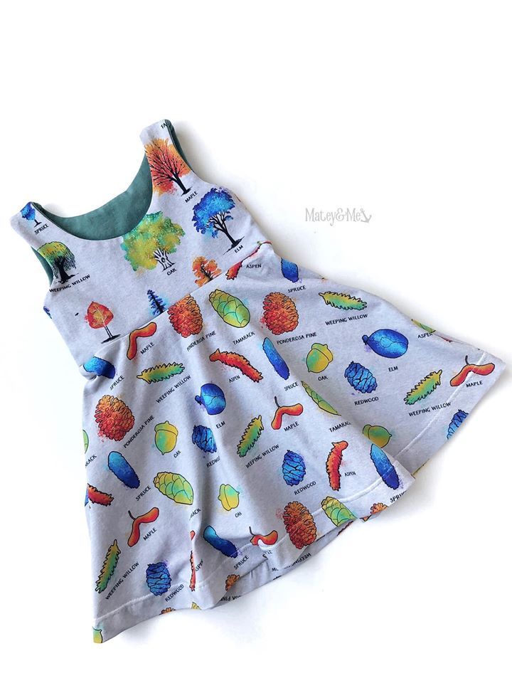 Trees and Seeds Dress 1-3Y GWM
